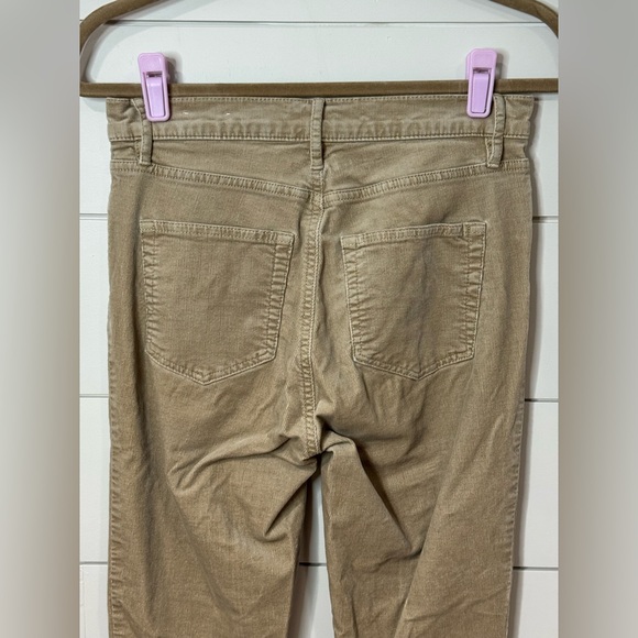 LOFT High Waist Skinny Corduroy Pants Cool Sand Size 27/4 - Picture 7 of 9
